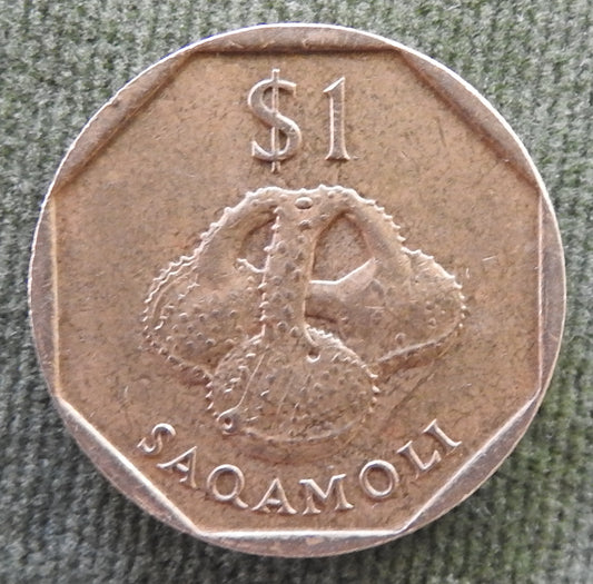 Fiji 1998 1 Dollar Saqamoli Coin