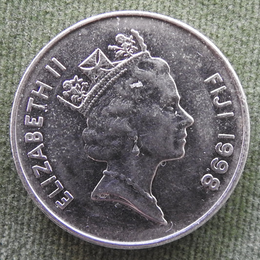 Fiji 1998 20 Cent Sperm Whale Tooth Coin