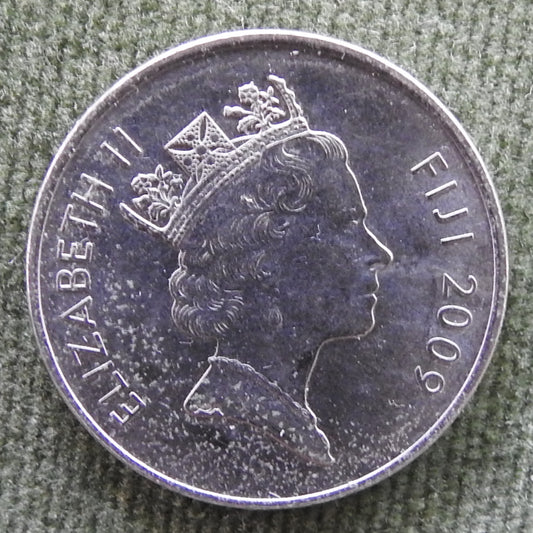 Fiji 2009 10 Cent Throwing Club Coin