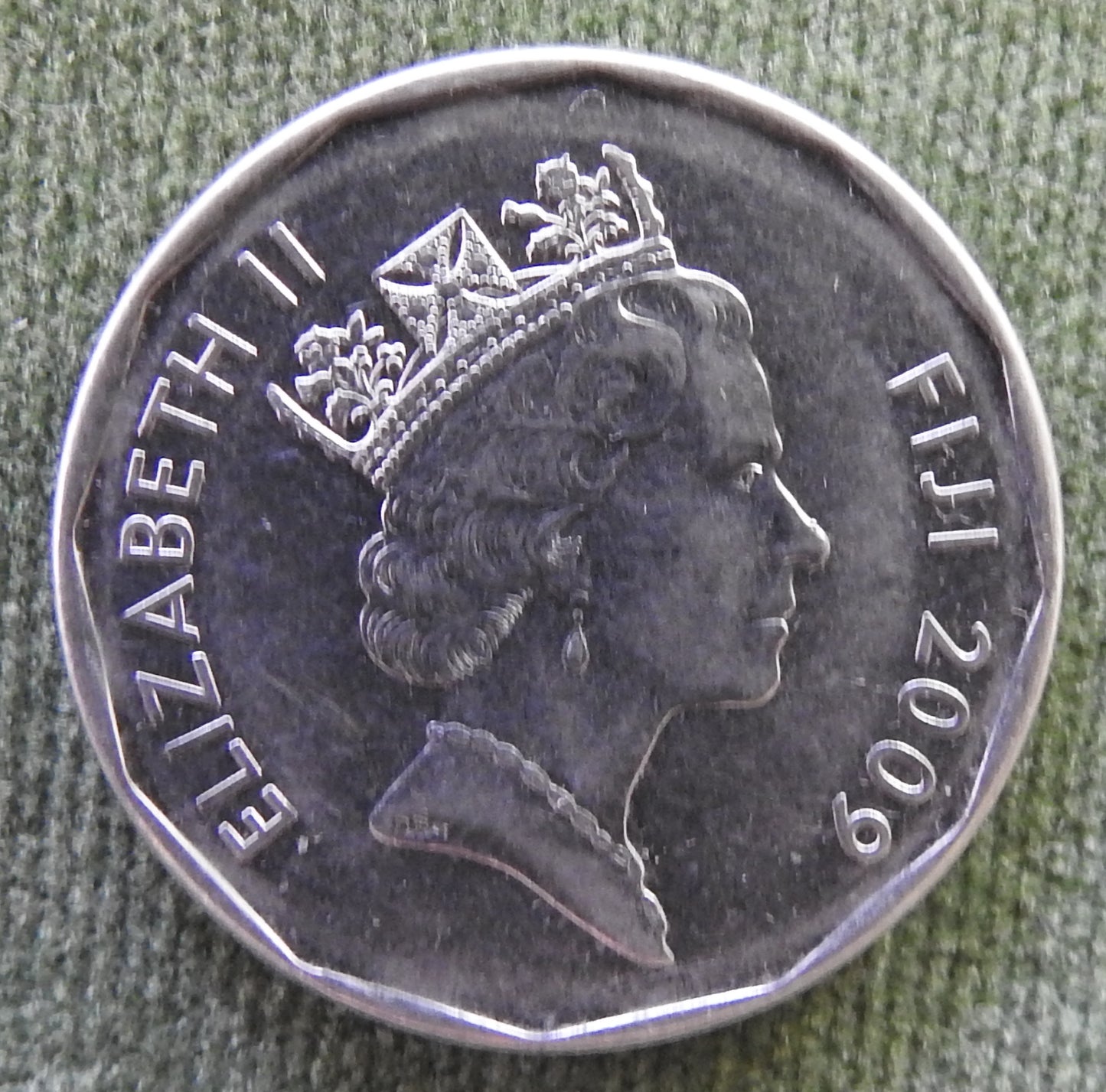 Fiji 2009 50 Cent Fijian Boat Coin
