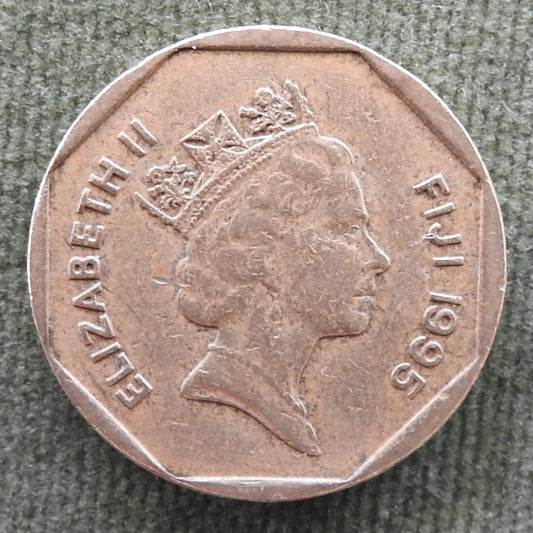 Fiji 1995 1 Dollar Saqamoli Coin