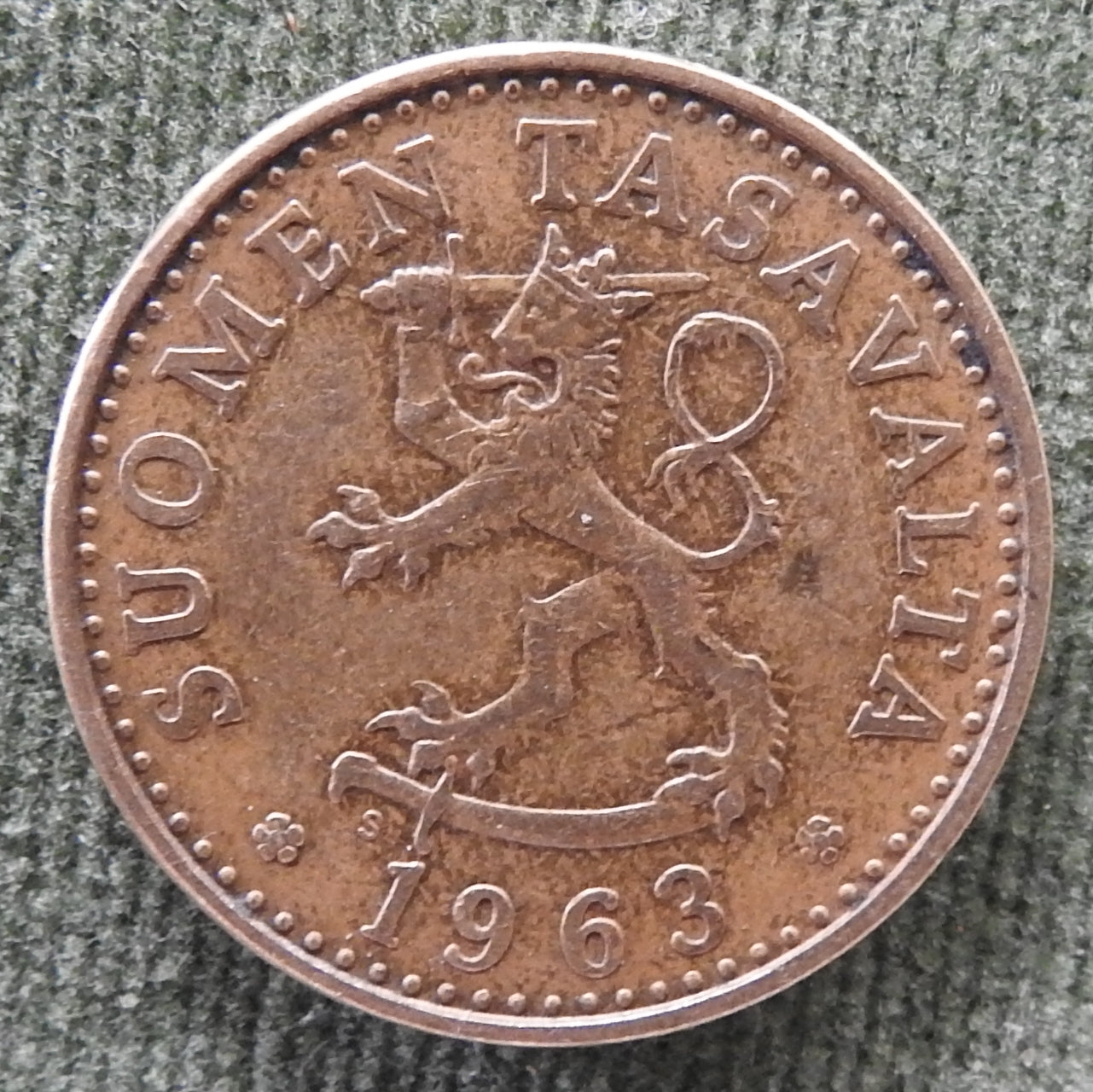 Suomen Tasavalta Finland 1963 20 Pennia Coin