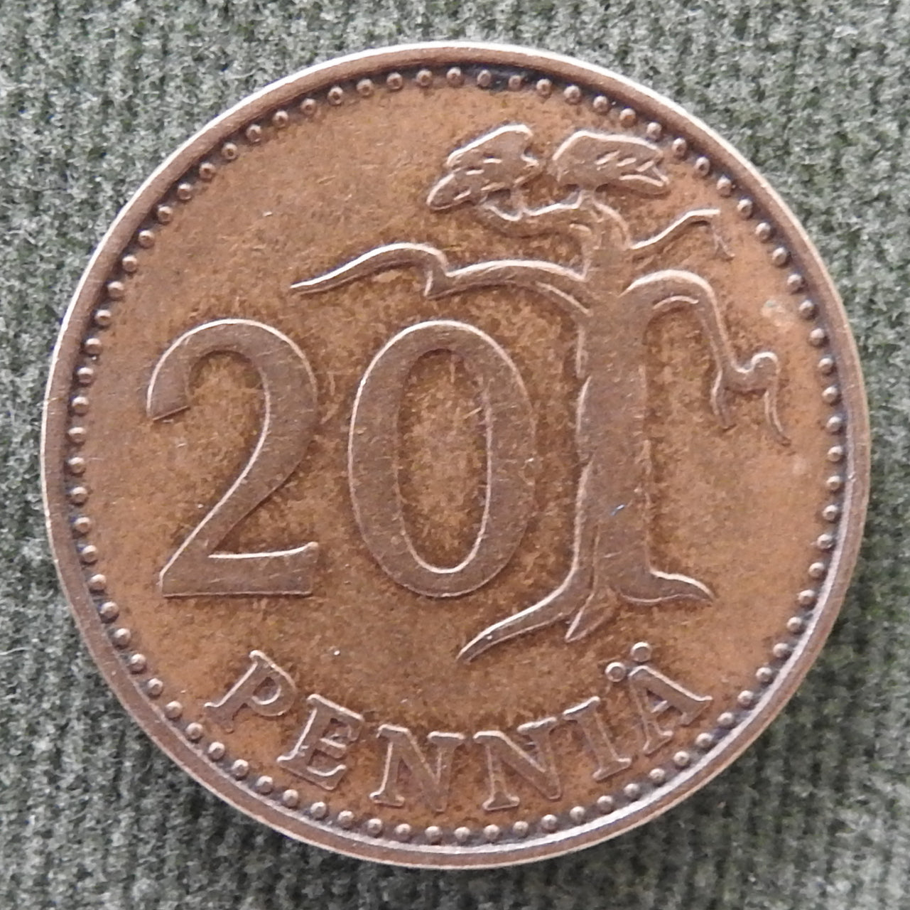 Suomen Tasavalta Finland 1963 20 Pennia Coin