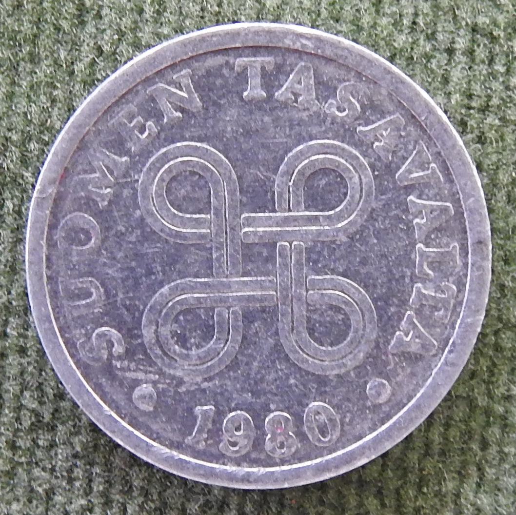 Suomen Tasavalta Finland 1980 5 Pennia Coin