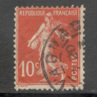 France 1906 10 Centimes Sower Reddish Stamp
