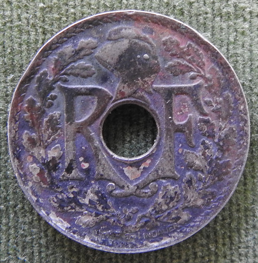 French 1925 25 Centimes Coin - Circulated