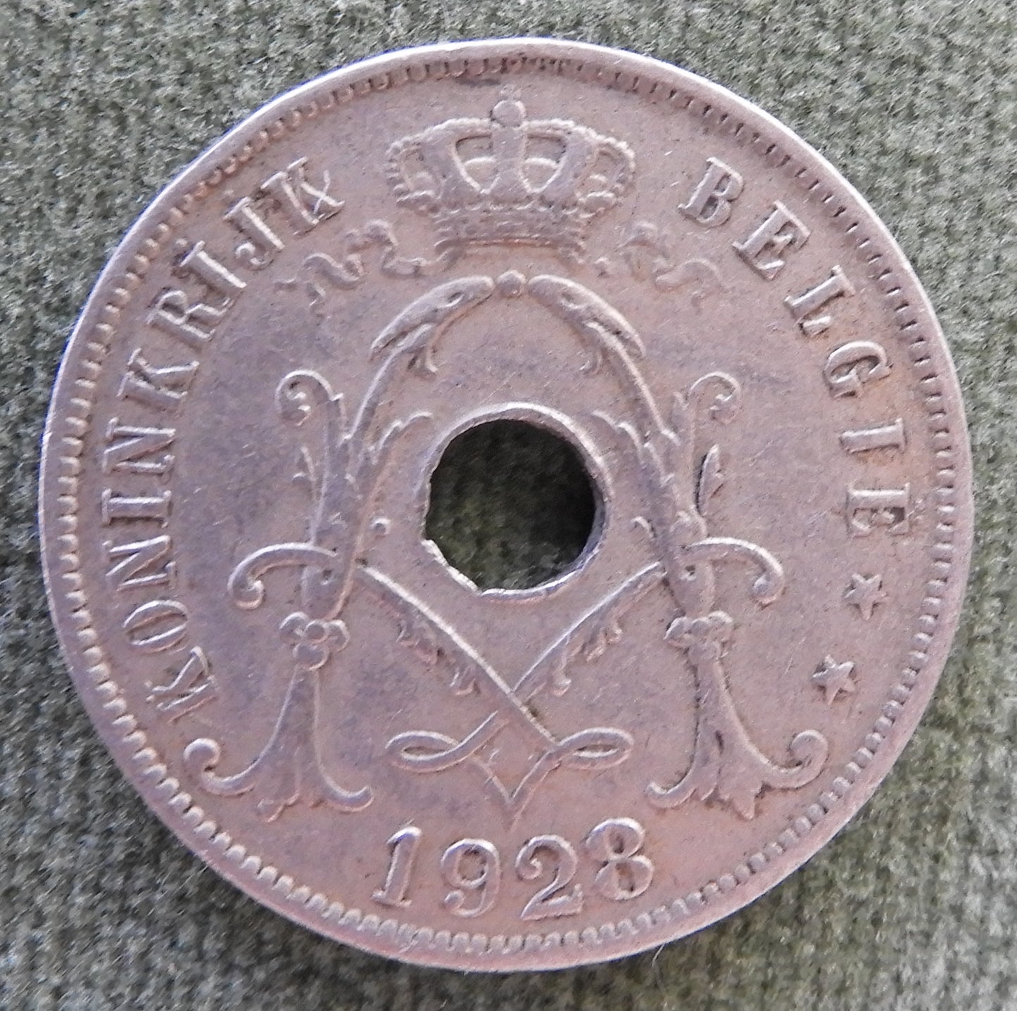 French 1928 25 Centimes Coin