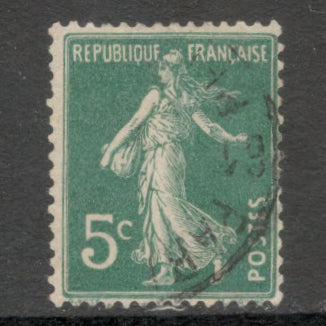 France 1906 5 Centimes Sower Green Stamp