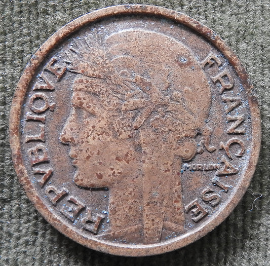 French 1932 1 One Franc Chamber Of Commerce Coin - Commerce Industrie Coin