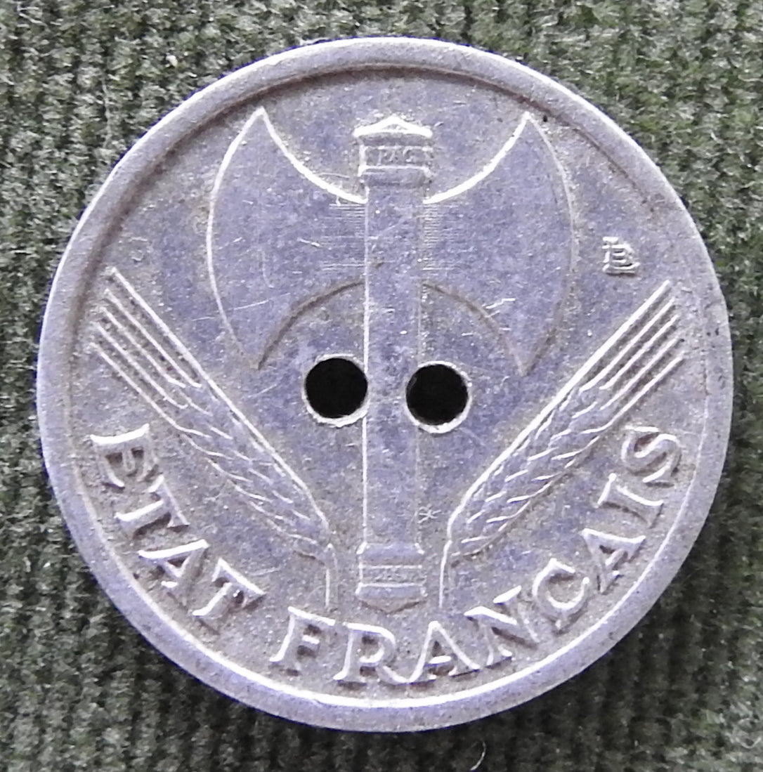 French 1942 50 Centimes Coin ETAT FRANCAIS