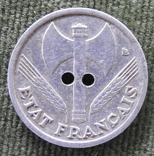 French 1942 50 Centimes Coin ETAT FRANCAIS