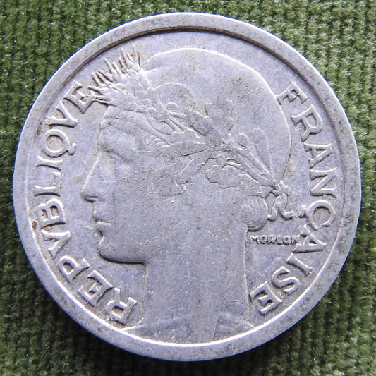 French 1946 1 Franc Coin - Circulated