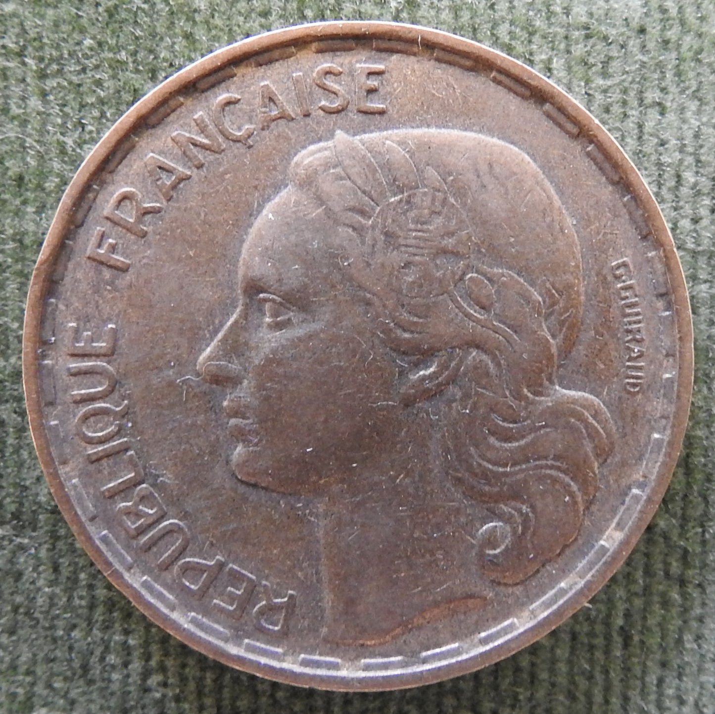 French 1952 50 Franc Coin - Circulated