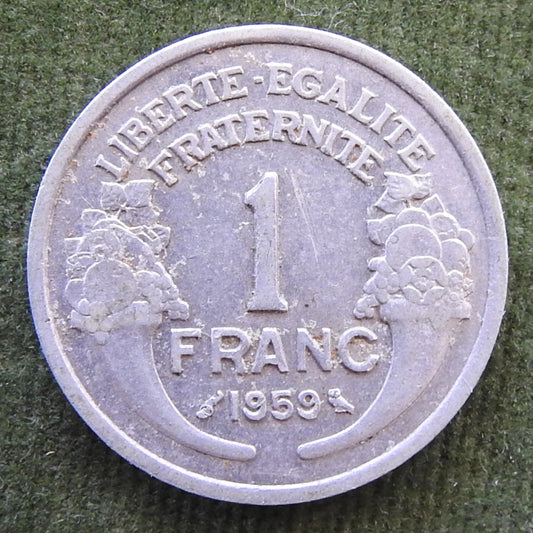 French 1959 1 Franc Coin