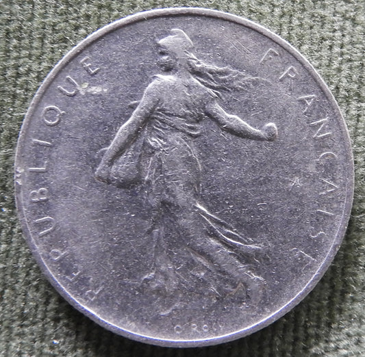 French 1961 1 Franc Coin - Circulated
