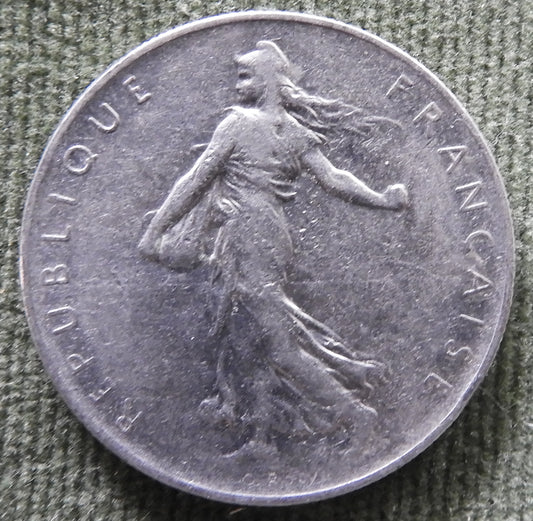 French 1964 1 Franc Coin - Circulated
