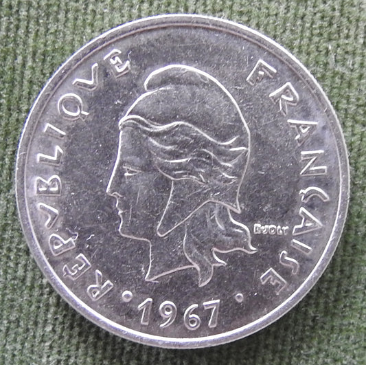 French 1967 20 Franc Coin