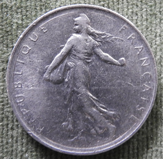 French 1969 1 Franc Coin - Circulated