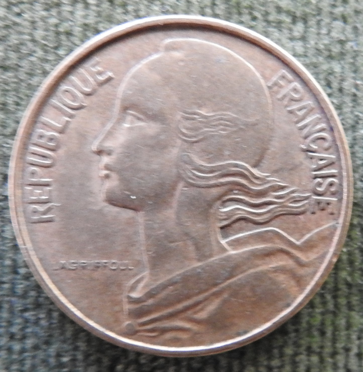 French 1974 10 Centimes Coin - Circulated