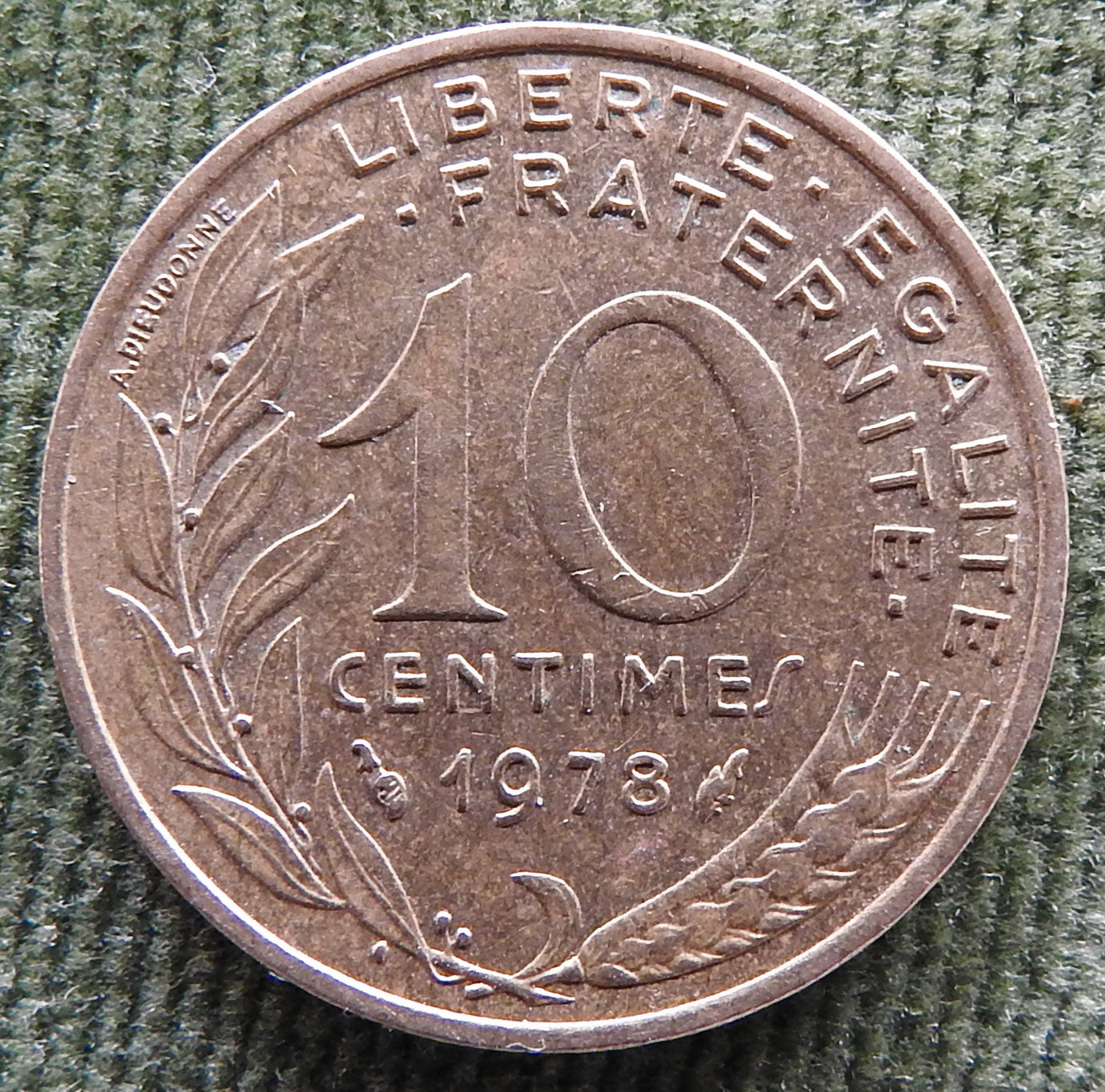 French 1978 10 Centimes Coin - Circulated