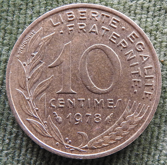 French 1978 10 Centimes Coin - Circulated