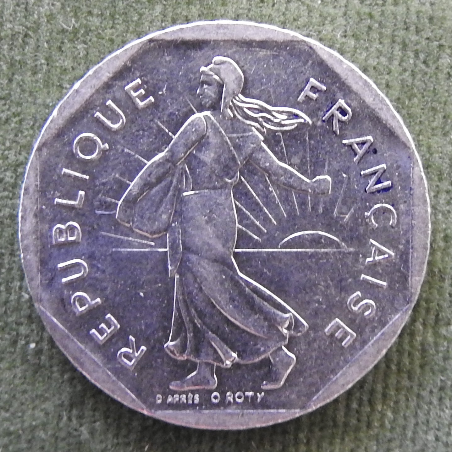 French 1979 2 Franc Coin