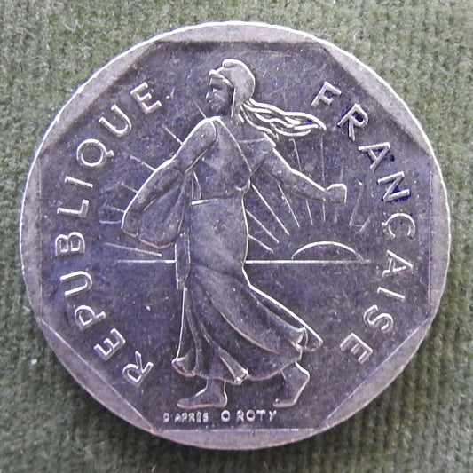 French 1979 2 Franc Coin