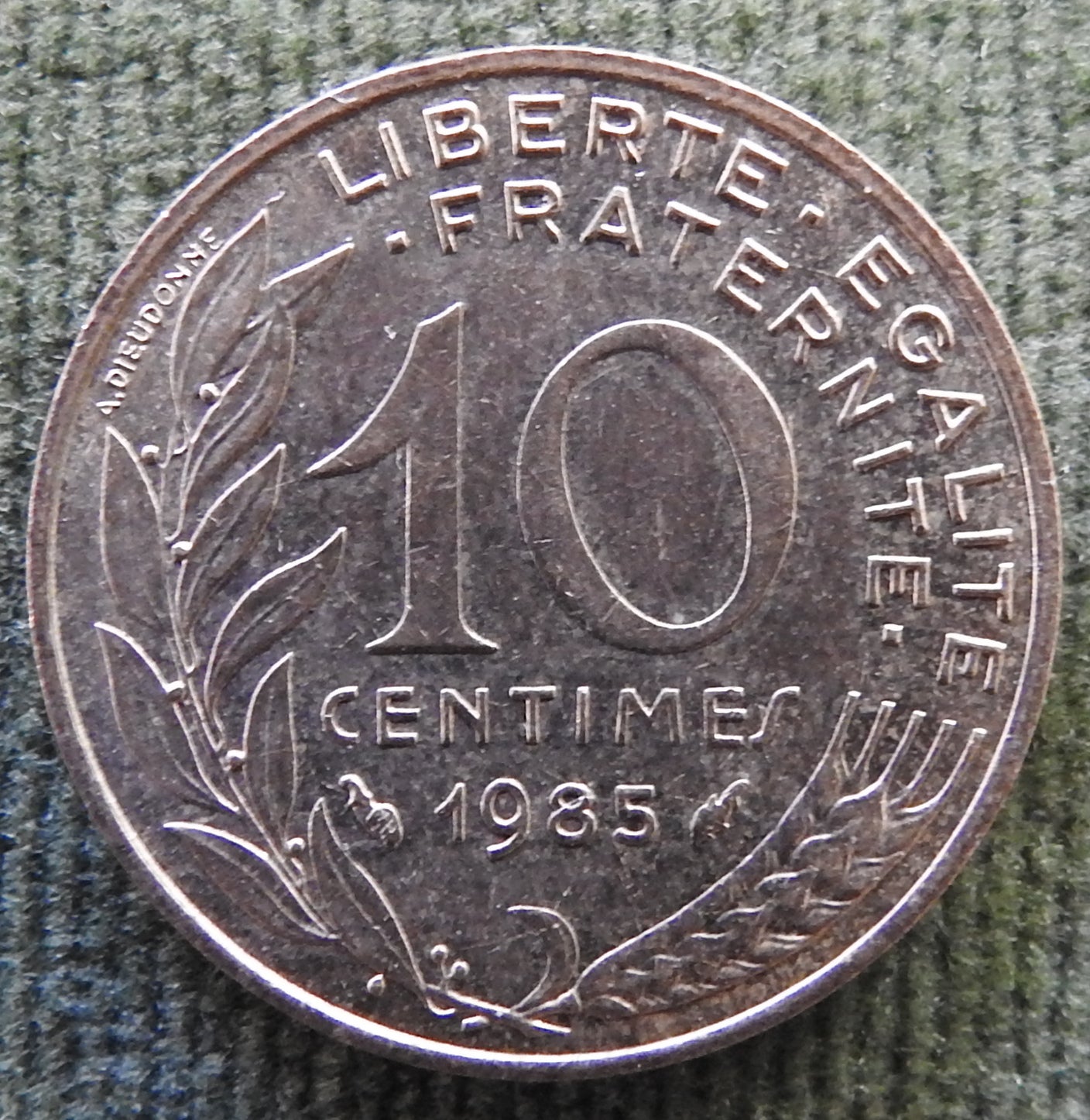 French 1985 10 Centimes Coin - Circulated