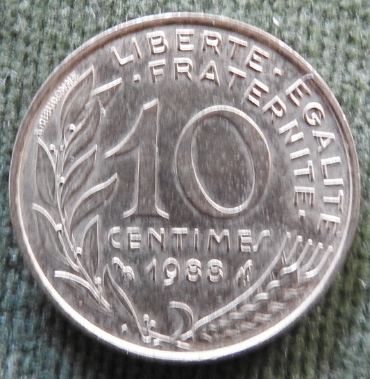 French 1988 10 Centimes Coin - Circulated