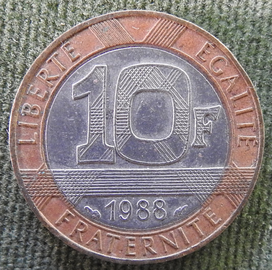 French 1988 10 Franc Coin - Circulated
