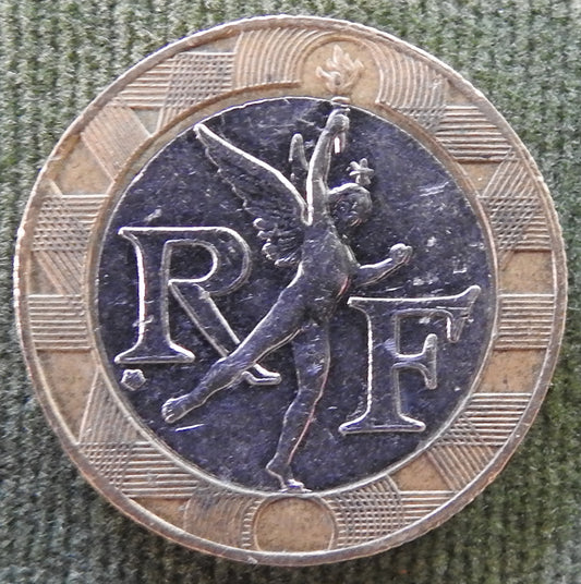 French 1990 10 Franc Coin - Circulated
