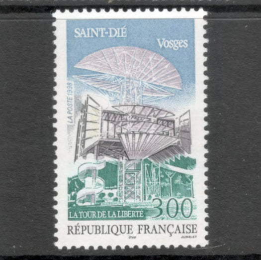 France 1998 3.00 Franc Saint-Die Multicoloured Stamp