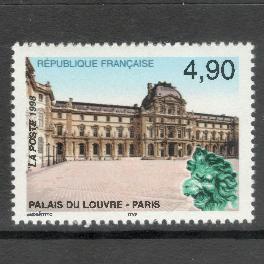 France 1998 4.90 Franc Cultural Inheritance Multicoloured Stamp