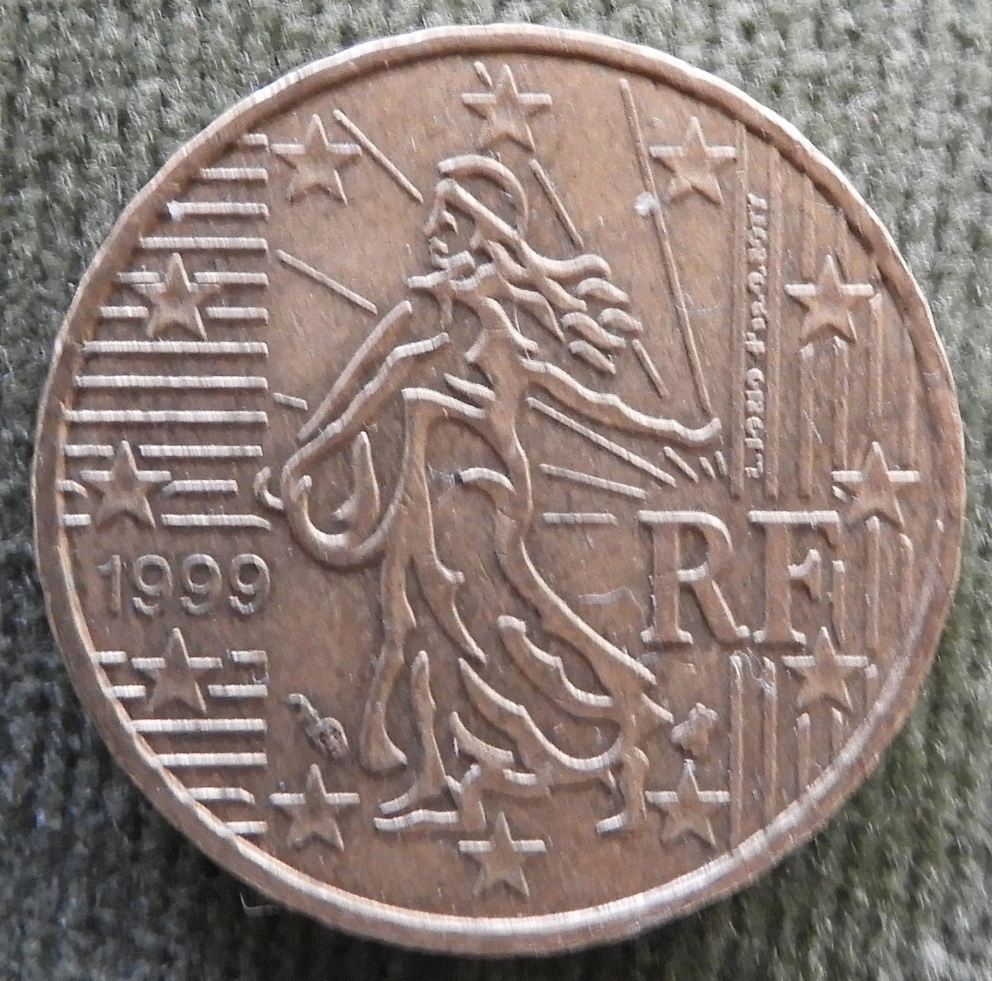 French 1999 10 Euro Cent Coin