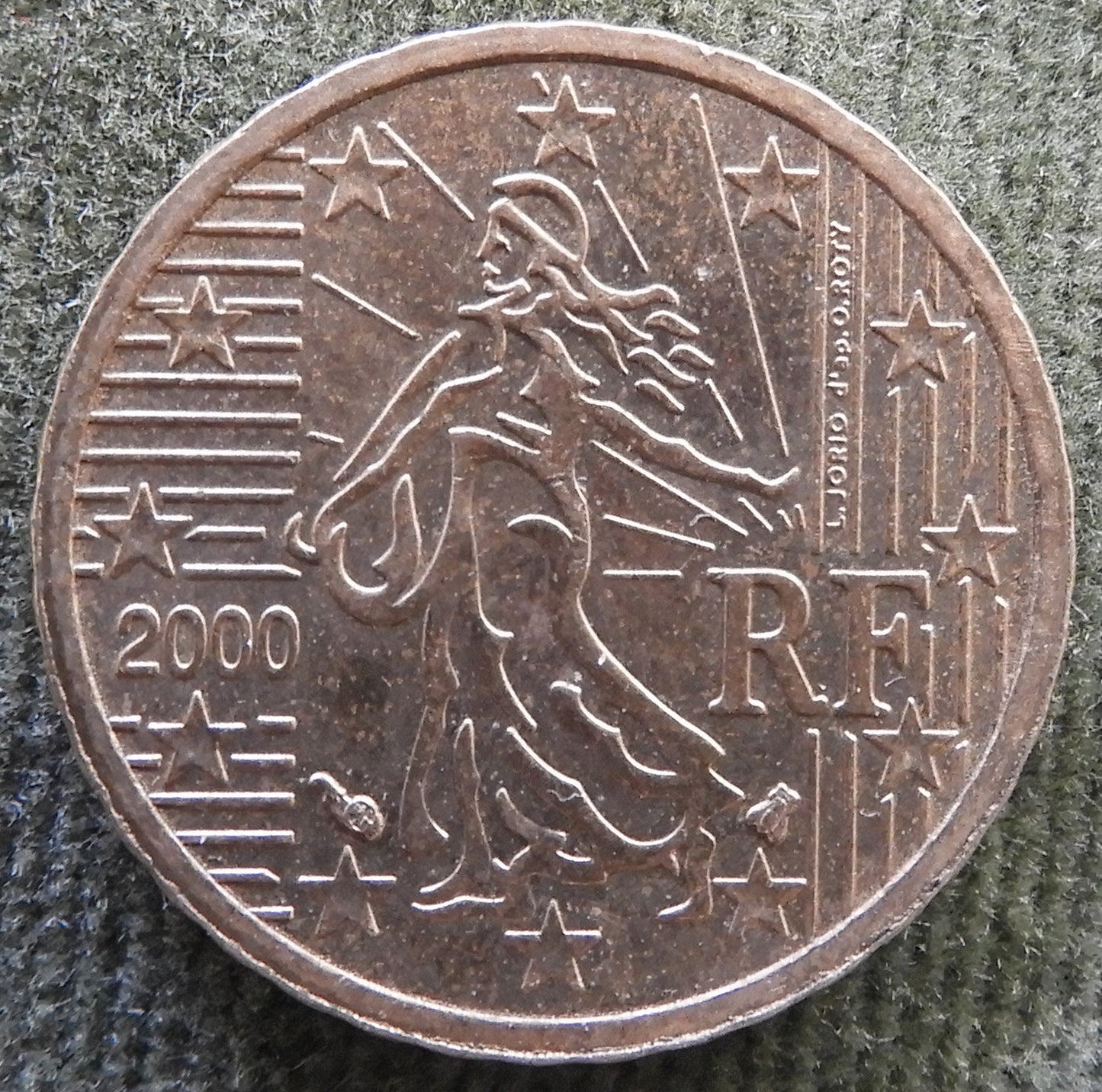 French 2000 10 Euro Cent Coin