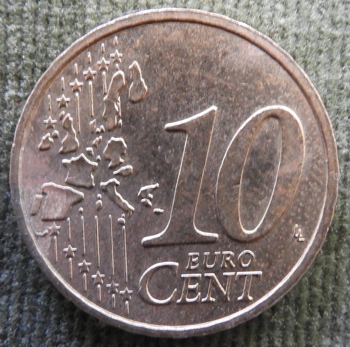 French 2000 10 Euro Cent Coin
