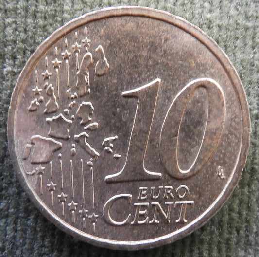 French 2000 10 Euro Cent Coin