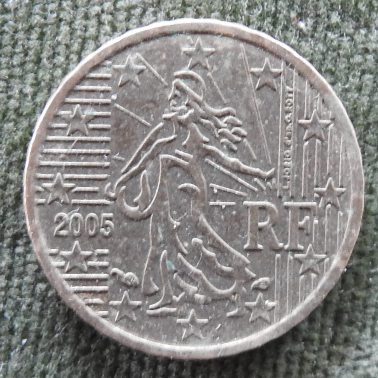 French 2005 10 Euro Cent Coin