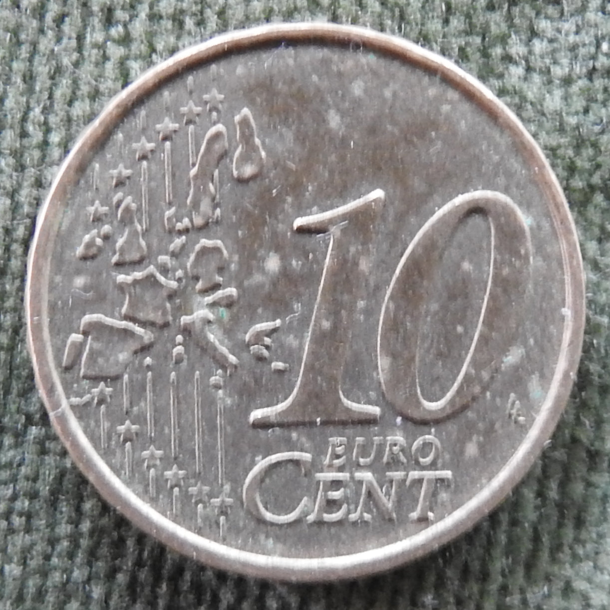 French 2005 10 Euro Cent Coin
