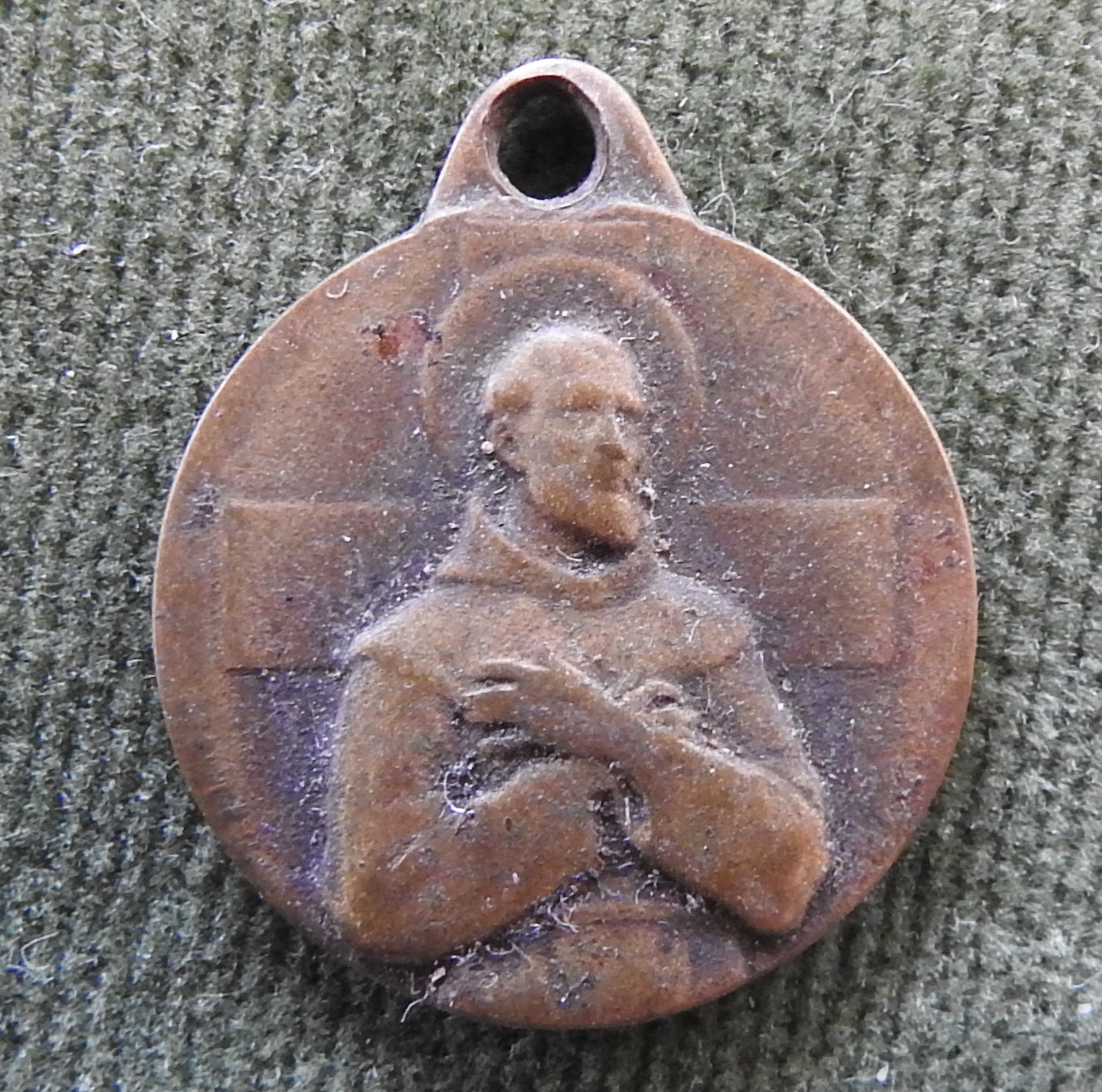 French Saint Francis Of Assisi Catholic Medallion