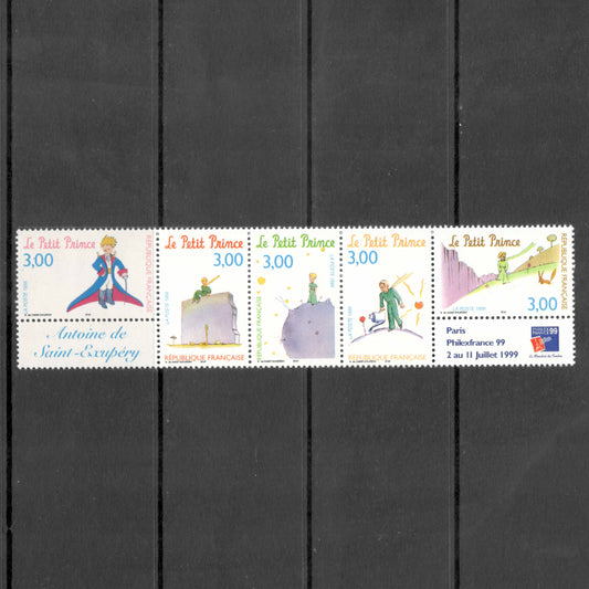 France 1998 3.00 Franc PHILEXFRANCE '99 Multicoloured Stamp Strip