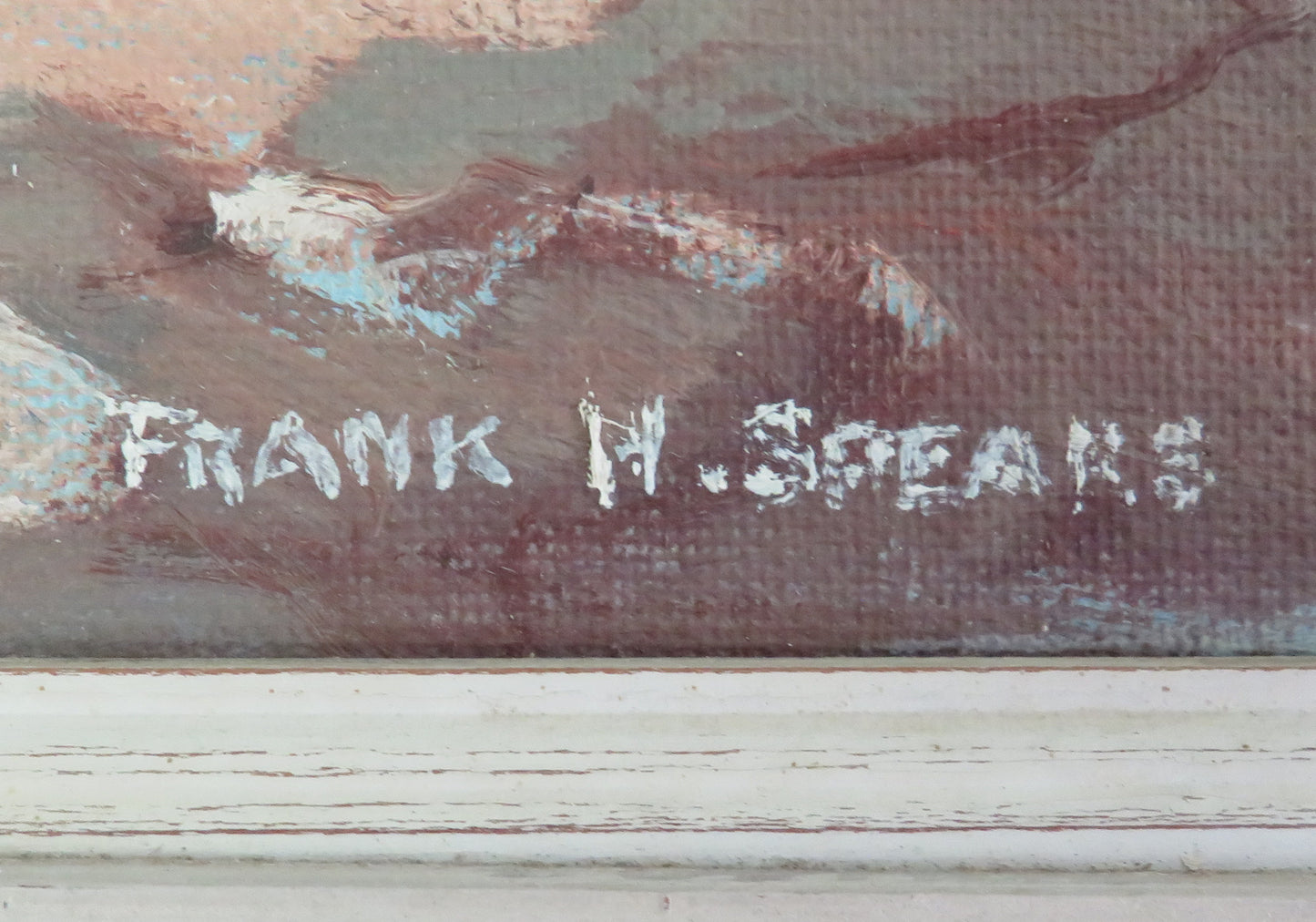 Frank H Spears Australian Artist Oil On Board Titled 'Northern Headlands'