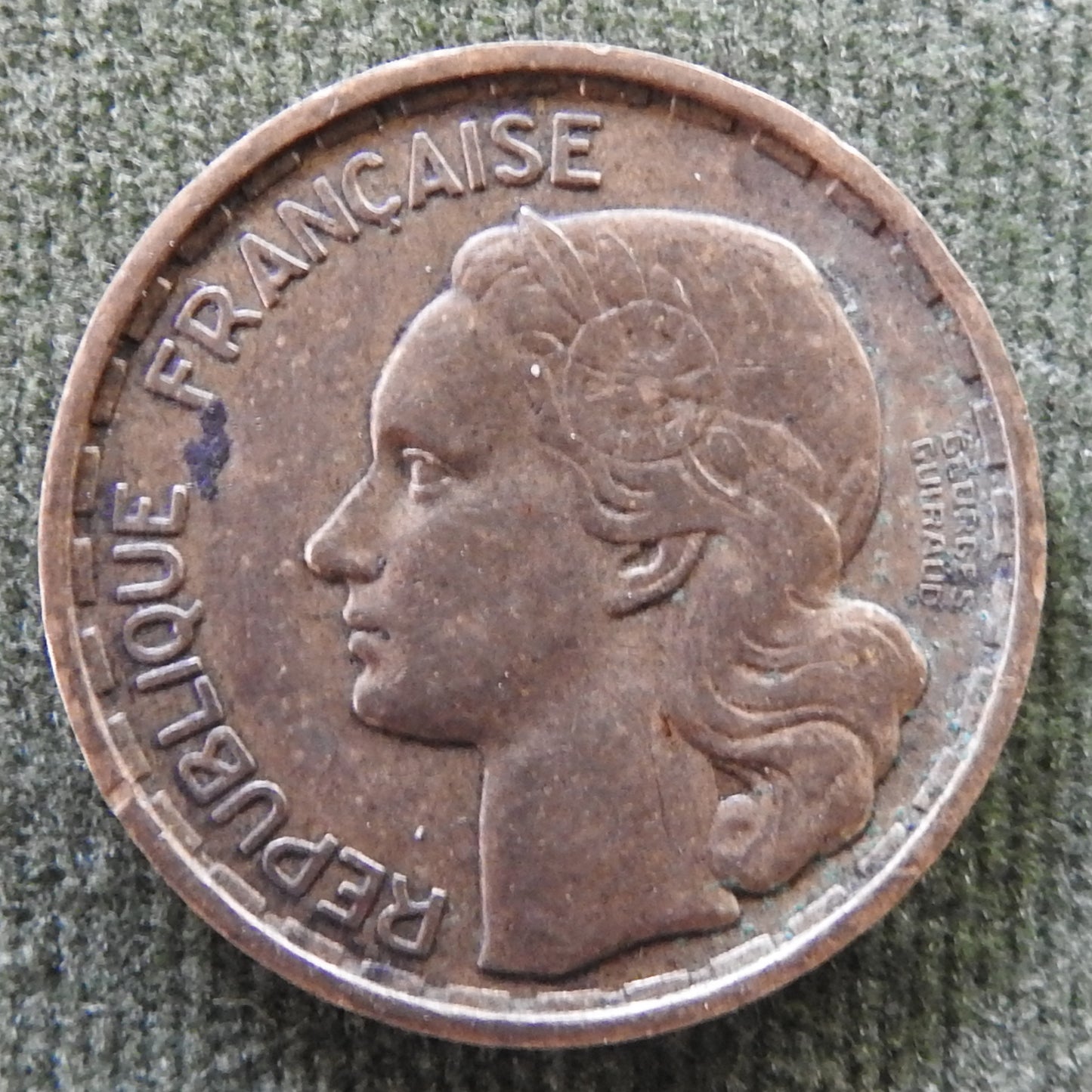 French 1950 B 20 Franc Coin - Circulated