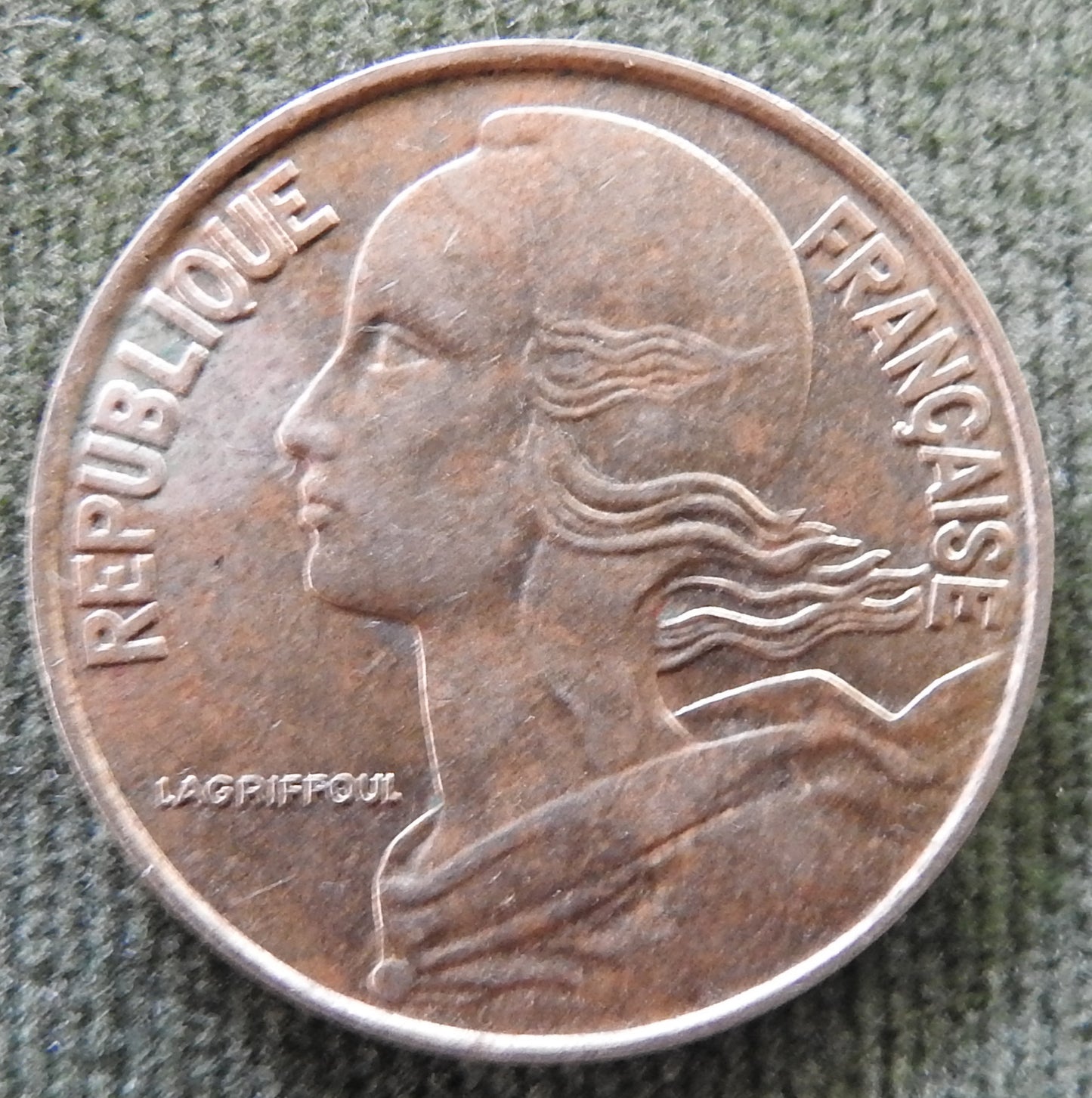 French 1972 20 Centimes Coin - Circulated