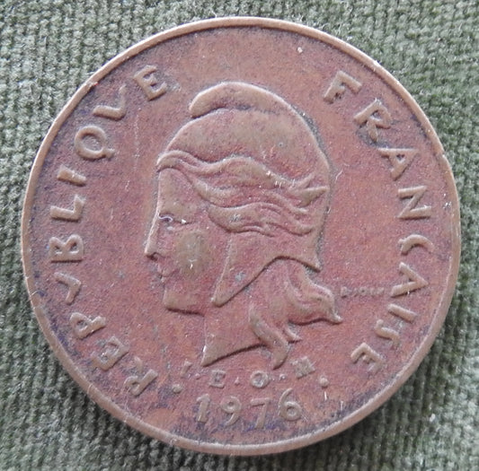 French Polynesie 1976 100 Franc Coin