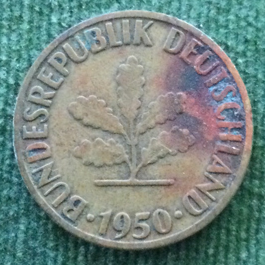 Germany 1950 G 5 Pfennig Coin