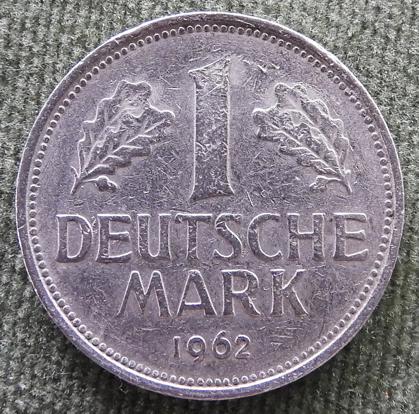 Germany 1962 F 1 Deutsche Mark Coin Stuttgart - Circulated