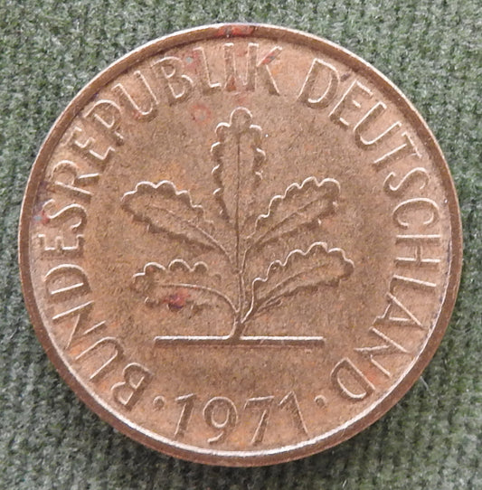 Germany 1971 F 10 Pfennig Coin