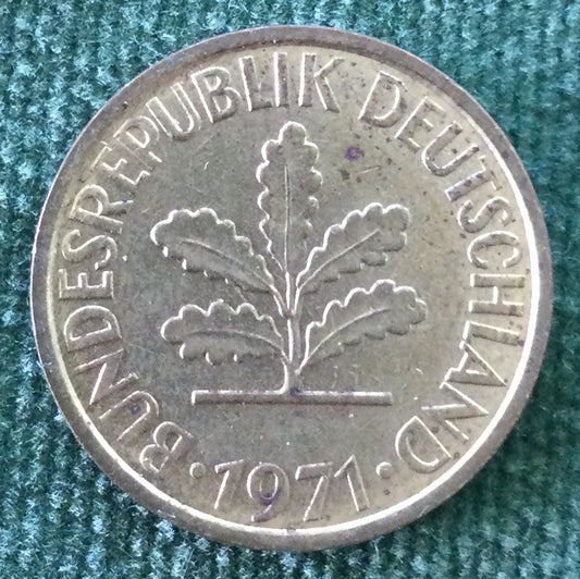 Germany 1971 J 5 Pfennig Coin