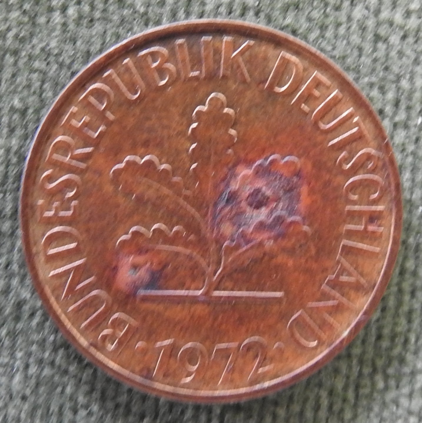 Germany 1972 G 10 Pfennig Coin